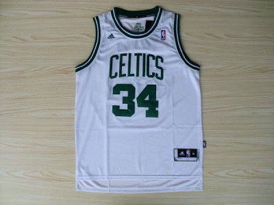 Maillot De Basket Boston Celtics Paul Pierce 34 Tissus Sportif Fans Edition Blanc